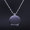 Vacation Sun Whale Beach Moonstone Stainless Steel Necklaces Silver Color Charm Necklace Jewelry collier femme NXS04