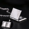 Valentine Lover Gift Hollow Out Water Drop Shell Photo Frames Can Open Locket Necklaces Silver Plated Heart Pendants Necklace