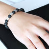 Valentine's Day birthday gifts 24 letters Volcanic Stone Bracelet  Personalized Customized Beaded Alphabet
