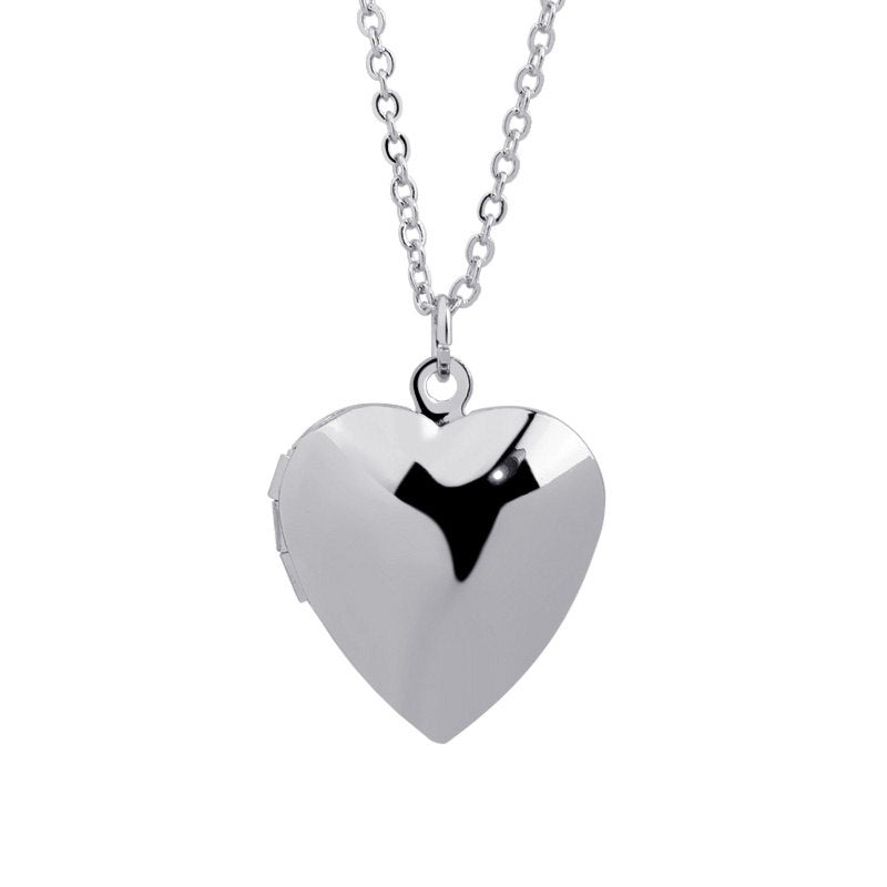 Valentines Gift Love Locket Necklace Glossy Heart Necklaces Put Photos Open And Close Pendants Fine Jewelry