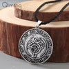 Valknut Viking Slavic Talisman Women's Necklace Knot Celtic Dragon Pendant Necklace Talisman Charm Vintage Men Jewelry
