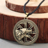 Valknut Viking Slavic Talisman Women's Necklace Knot Celtic Dragon Pendant Necklace Talisman Charm Vintage Men Jewelry