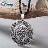 Valknut Viking Slavic Talisman Women's Necklace Knot Celtic Dragon Pendant Necklace Talisman Charm Vintage Men Jewelry