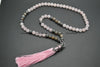 Various Bright Color Natural Stone Round Beads Tassel Pendant Long Beaded Chains Necklace Fashion Woman Jewelry