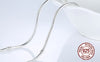 Vecalon Original 925 Sterling Silver Snake Chain Necklace Secure Ball Clasp Beads Charms Necklace For Women Wedding Gift Jewelry