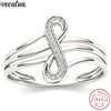 musical not Real Soild 925 Sterling Silver Promise ring cross Engagement wedding Band rings for women men Finger jewelry