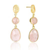 925 sterling silver natural stone earrings for women 18k gold jewelry labradorite rainbow moonstone earrings