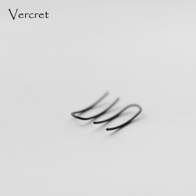 U Shape Climber Earrings Crawler Ear Pins Earrings for Women Girl Gift 925 Silver Minimalist Clip on Earring