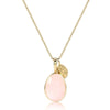 delicate aqua calci pendant necklace with 925 sterling silver chain necklace women's jewelry gifts sp
