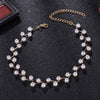 Vienkim Trendy Elegance Statement Necklace Charm Simulated Pearl Beads Choker Necklace For Women Kolye Collier Femme