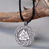 Viking Necklaces Nodic Vikings Runes Women Pendant Necklace Valknut Original Amulet Pendant Talisman Jewelry