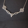 Viking  Irish Celtics Knot Pendant Necklace Simple Jewelry Silver Color Magic Wicca Viking Necklace