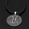 Viking Jewelry Tree of Life Family Round Pendant Necklace Men's Women's Necklace Retro Metal Accessories Party Jewelry