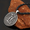 Viking Jewelry Tree of Life Family Round Pendant Necklace Men's Women's Necklace Retro Metal Accessories Party Jewelry