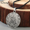 Viking Rune Slavic Necklace Men Raven Zodiac Hammer Compass Pendant Vintage Amulet Jewelry Women Necklaces Male Collier
