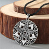 Viking Rune Slavic Necklace Men Raven Zodiac Hammer Compass Pendant Vintage Amulet Jewelry Women Necklaces Male Collier