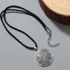 Viking Rune Slavic Necklace Men Vegvisir Compass Pendant Nordic Talisman Vintage Amulet Jewelry Male Collar