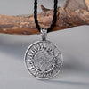 Viking Son Of Sun Sloar Kolovrat Necklace Slavic Amulet Pendants For Necklace Scandinavian Norse Round Jewelry