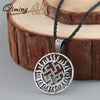 Viking Valknut Pendant Men's Necklace Round Pagan Religious Man Slavic Women Steampunk Jewelry Tibetan Necklace Amulet