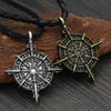 Viking Vegvisir Compass Pendants Odin Spear Norse Runic necklace Protection Women jewelry