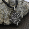 Viking Vegvisir Compass Pendants Odin Spear Norse Runic necklace Protection Women jewelry