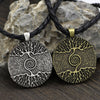 Vikings Amulet The Tree of Life Nordic Talisman Pendant Necklace Chain Necklace