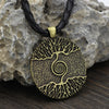 Vikings Amulet The Tree of Life Nordic Talisman Pendant Necklace Chain Necklace