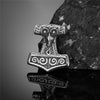 Vikings Anchor Raven Necklace Men Stainless Steel Norse Amulet Runes Odin Hammer Mjolnir Pendant Scandinavian Male Jewelry Gifts