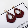 Vintage 2020 women's fashion statement earring wooden earrings for wedding party Christmas gift jewelry   e0368