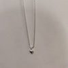 Vintage 925 Sterling Silver Necklace Sparkling Clavicle Chain Green Diamond Gypsophila Pendant Necklace Women's Wedding Jewelry