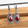 Vintage 925 Sterling Silver Rings Drop Water Geometry Earrings for Women Gentle Earrings 2020 Wedding Party Earrings Silver 2020