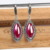 Vintage 925 Sterling Silver Rings Drop Water Geometry Earrings for Women Gentle Earrings 2020 Wedding Party Earrings Silver 2020