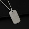 Vintage Allah Muslim Islam Ayatul Kursi Arabic Stainless Steel Pendant Necklace Islamic Quran Arab Religious Jewelry