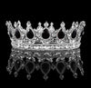 Vintage Baroque Queen King Bride Tiara Crown For Women Headdress Prom Bridal Wedding Tiaras and Crowns Hair Jewelry Accessories