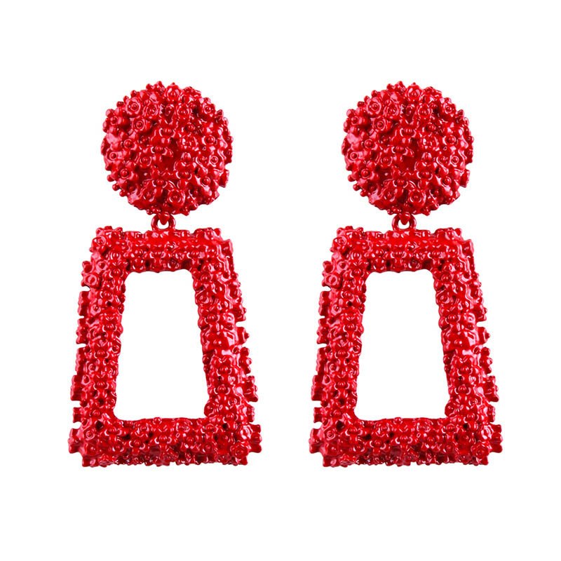 Vintage Big Earrings for women Fashion Geometric statement earring 2020 metal Dangle earing Hanging jewelry summer accessories