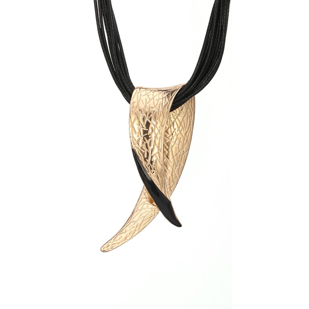 Vintage Big Gothic Pendant Ropes Necklace 12 P Multi Layer Black Rope Punk Woman Man Choker Necklace Kolye Biker Male Jewelry