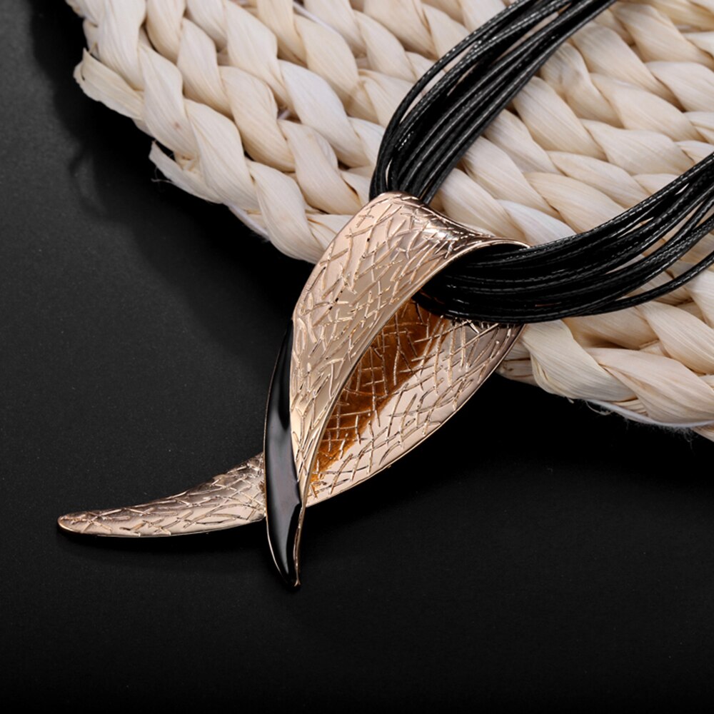 Vintage Big Gothic Pendant Ropes Necklace 12 P Multi Layer Black Rope Punk Woman Man Choker Necklace Kolye Biker Male Jewelry