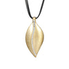 Vintage Big Leaf Pendant Multi Layer Pu Leather Chains Crystal Necklace Gold Silver Color Women Necklace & Pendants Jewelry