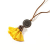 Vintage Boho Gypsy Ethinic Tassel Pendant Necklace for Women Female 2021 Neck Chraming Jewelry Accessories Gift Present