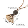 Vintage Boho Gypsy Ethinic Tassel Pendant Necklace for Women Female 2021 Neck Chraming Jewelry Accessories Gift Present