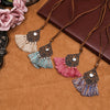 Vintage Boho Gypsy Ethinic Tassel Pendant Necklace for Women Female 2021 Winter Sweater Chain