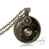 Vintage Camera Lens Choker Necklace Bronze Chain Camera Pendant Necklace Glass Dome Camera Lover Pendant Photographer Gift