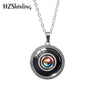 Vintage Camera Pattern SAntique Necklace Round Glass Cabochon Retro Pendants Jewelry