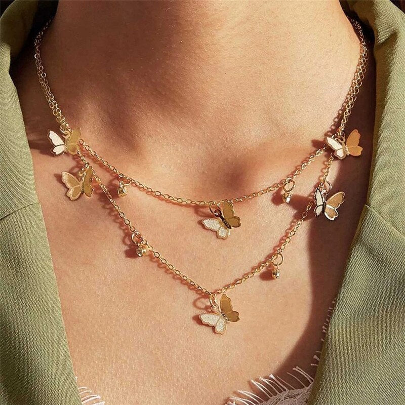 Vintage Carved Coin Thick Chain OT Buckle Necklace Bohemian Punk Metal Coin Collar Choker Necklace  Women Punk Jewelry
