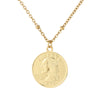 Vintage Coin Necklace for Women Men Gold Long Chain Boho Neckalce Gold Collar Punk Choker Jewelry 2022 Couple Gift