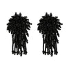 Vintage Crystal Earring For Women Statement Jewelry Girls Handmade Beads Boho Tassels Fringe Earrings brincos