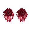 Vintage Crystal Earring For Women Statement Jewelry Girls Handmade Beads Boho Tassels Fringe Earrings brincos