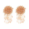 Vintage Crystal Earring For Women Statement Jewelry Girls Handmade Beads Boho Tassels Fringe Earrings brincos