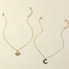 Vintage Double Necklace Pearl Sun Moon Necklace for Women Pendant Choker Necklace Chains for Jewelry Indie Aesthetic Hippie