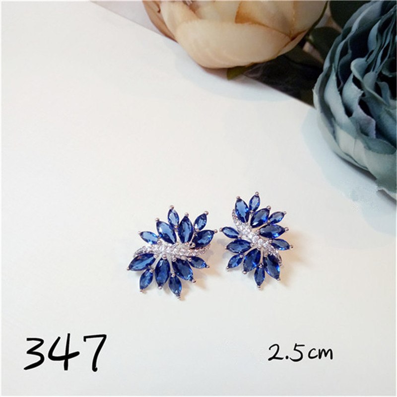 Vintage Drop Earrings For Women S925 Sterling Silver Natural Sapphire Gemstone Temperament Luxury Fine Jewelry Pendients Mujer